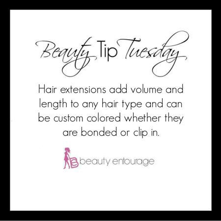beauty tip tuesday extensions